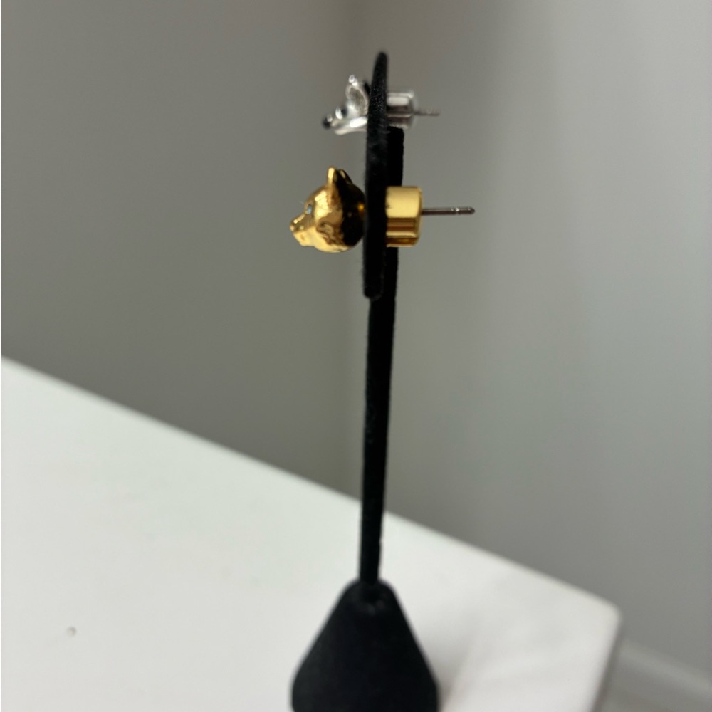 🐱🐭 Kate Spade mismatched Cat & Mouse studs - Picture 4 of 5